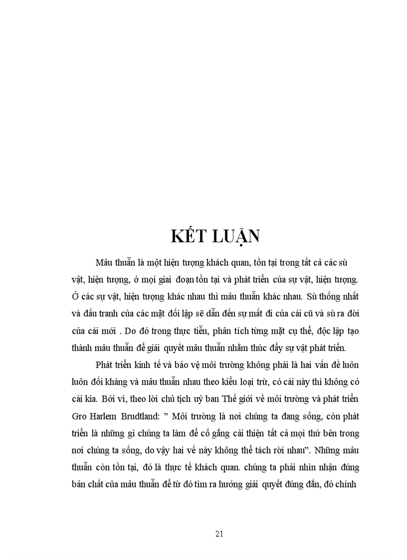 image for page Mâu thuẫn biện chứng giữa phát triển kinh tế với bảo vệ môi trường sinh thái ở Việt Nam