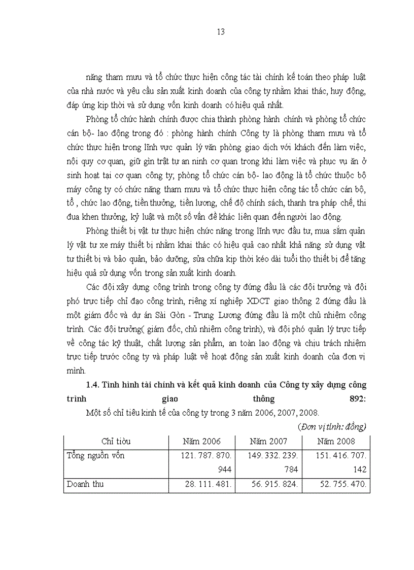 image for page Tổ chức bộ máy kế toán và hệ thống kế toán tại Công ty xây dựng công trình giao thông
