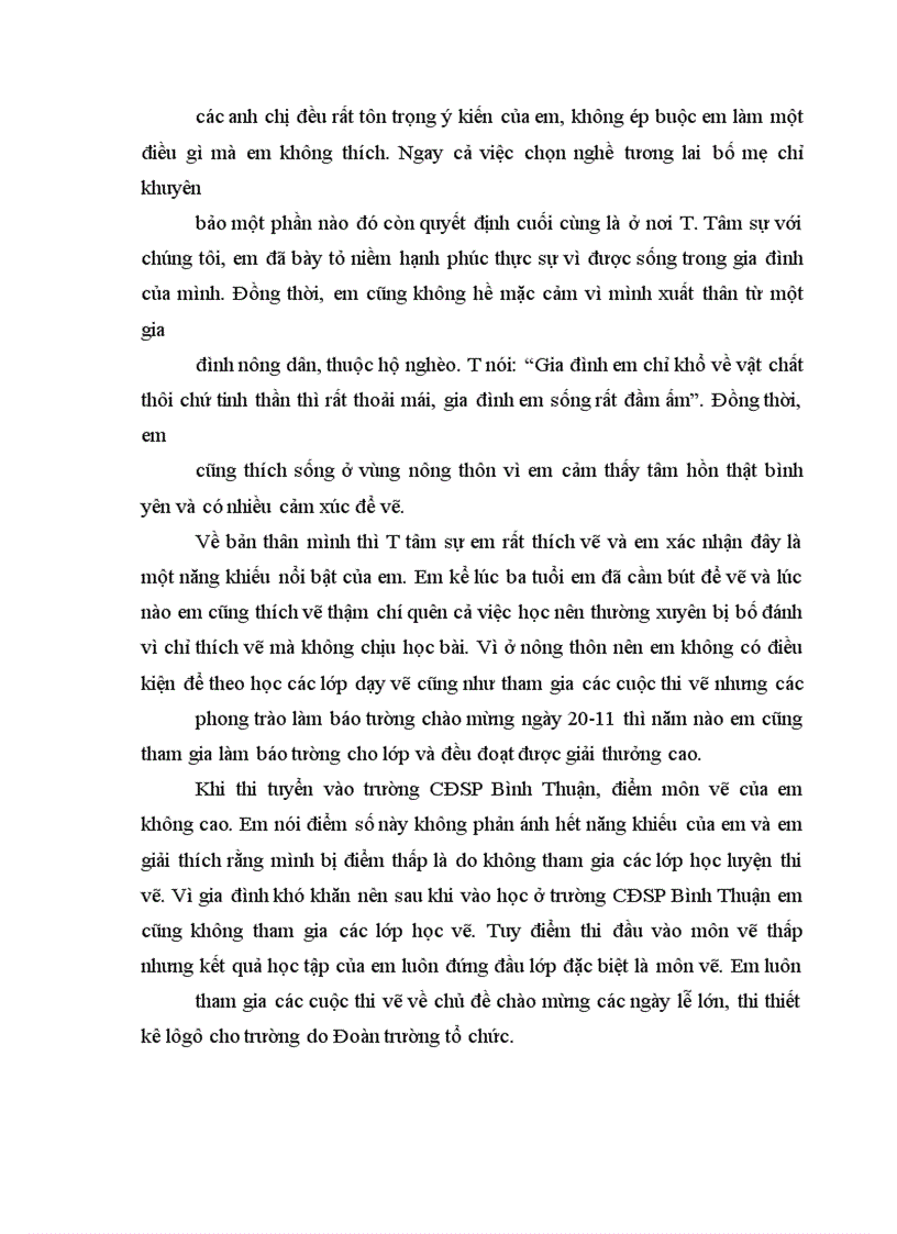 image for page Mức độ sáng tạo của sinh viên Họa-Nhạc trường Cao đẳng Sư phạm Bình Thuận