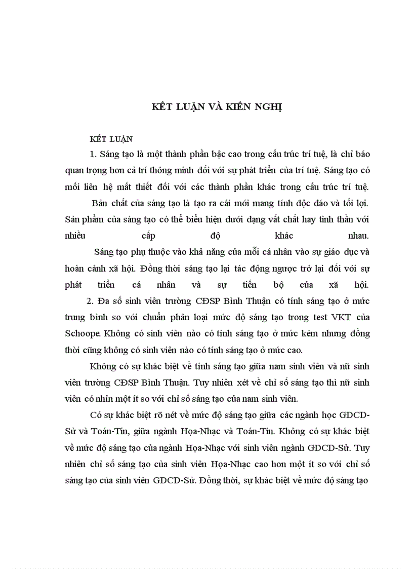 image for page Mức độ sáng tạo của sinh viên Họa-Nhạc trường Cao đẳng Sư phạm Bình Thuận