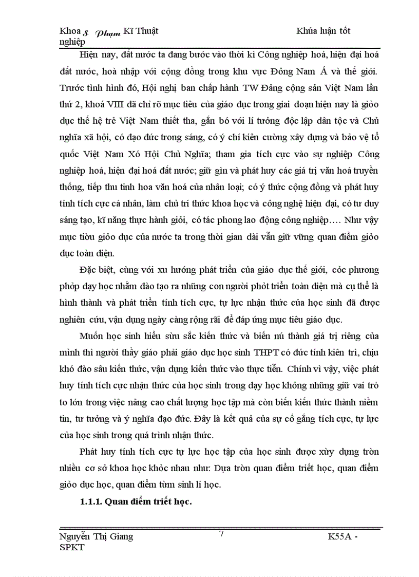 image for page Khai thác kiến thức vật lí trong dạy học phần kĩ thuật điện môn công nghệ 12 nhằm tích cực hóa hoạt động nhận thức của học sinh THPT