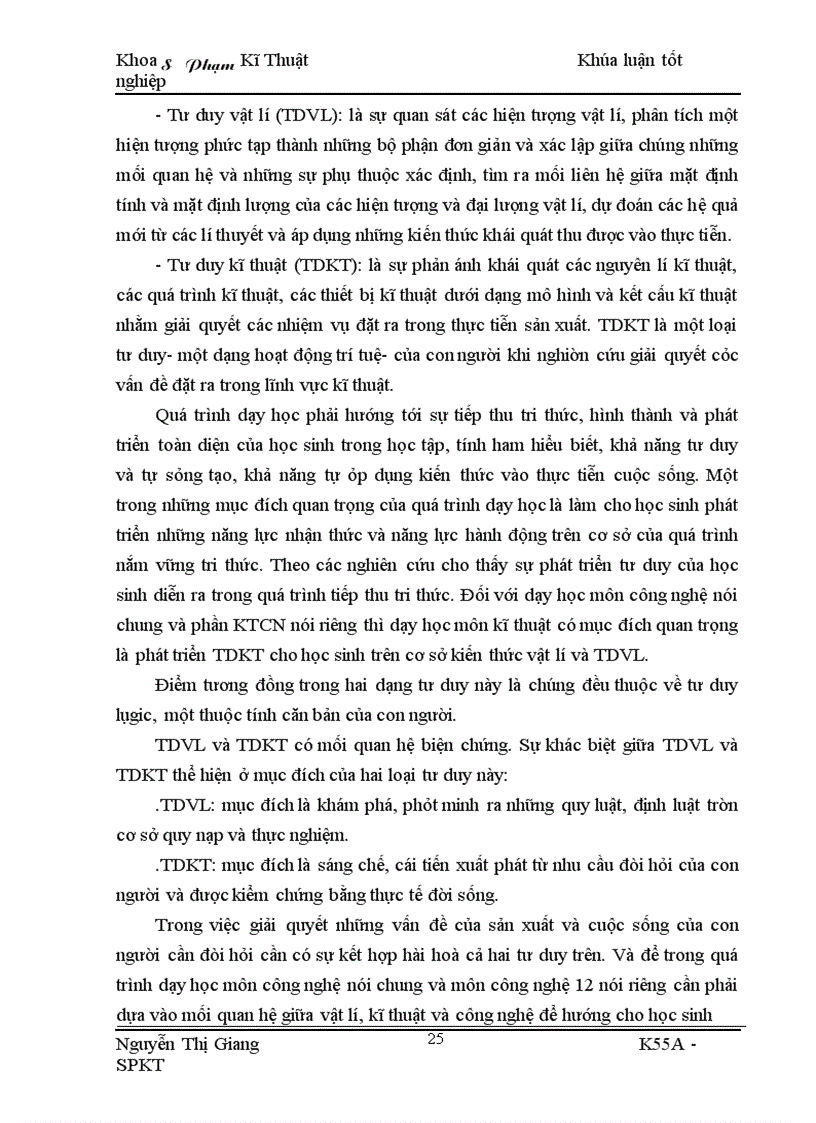 image for page Khai thác kiến thức vật lí trong dạy học phần kĩ thuật điện môn công nghệ 12 nhằm tích cực hóa hoạt động nhận thức của học sinh THPT