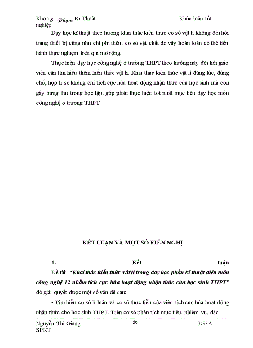 image for page Khai thác kiến thức vật lí trong dạy học phần kĩ thuật điện môn công nghệ 12 nhằm tích cực hóa hoạt động nhận thức của học sinh THPT