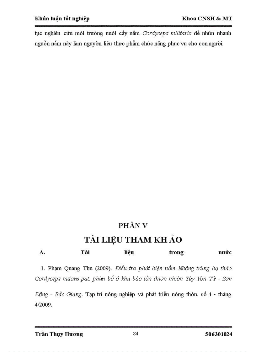 image for page Nghiên cứu môi trường nuôi cấy nấm đông trùng hạ thảo cordyceps militaris