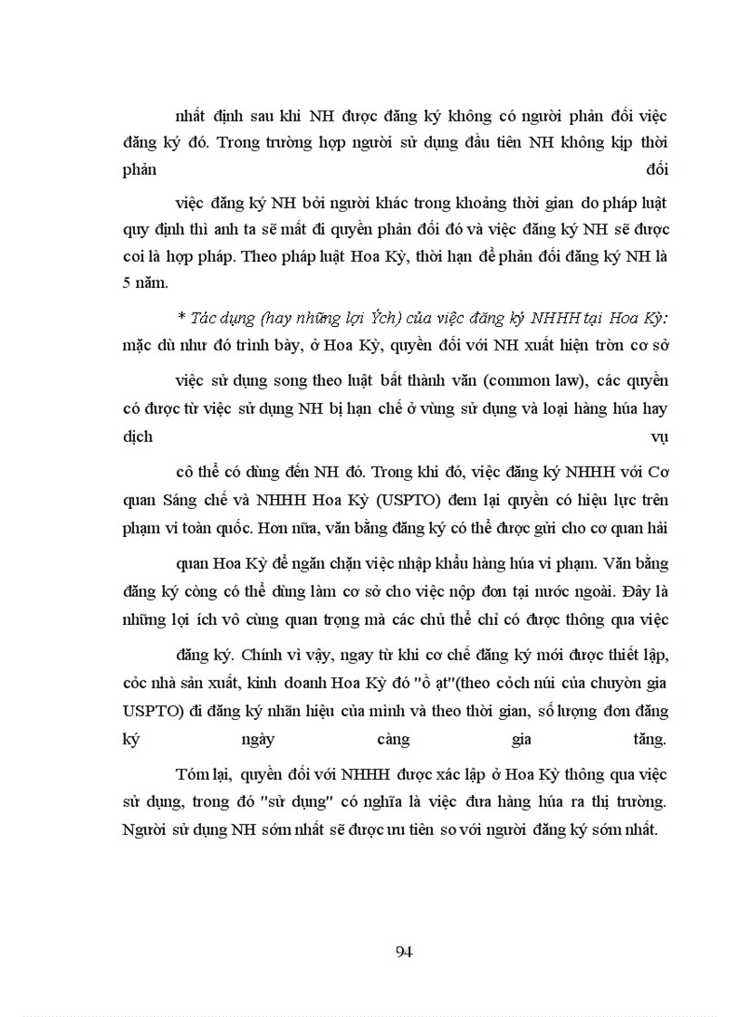 image for page Nội dung cơ bản của pháp luật Việt Nam và pháp luật Hoa Kỳ về bảo hộ nhãn hiệu hàng hóa