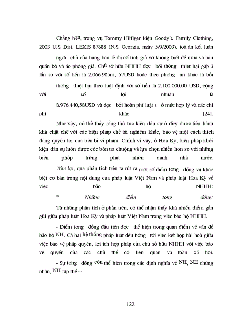 image for page Nội dung cơ bản của pháp luật Việt Nam và pháp luật Hoa Kỳ về bảo hộ nhãn hiệu hàng hóa