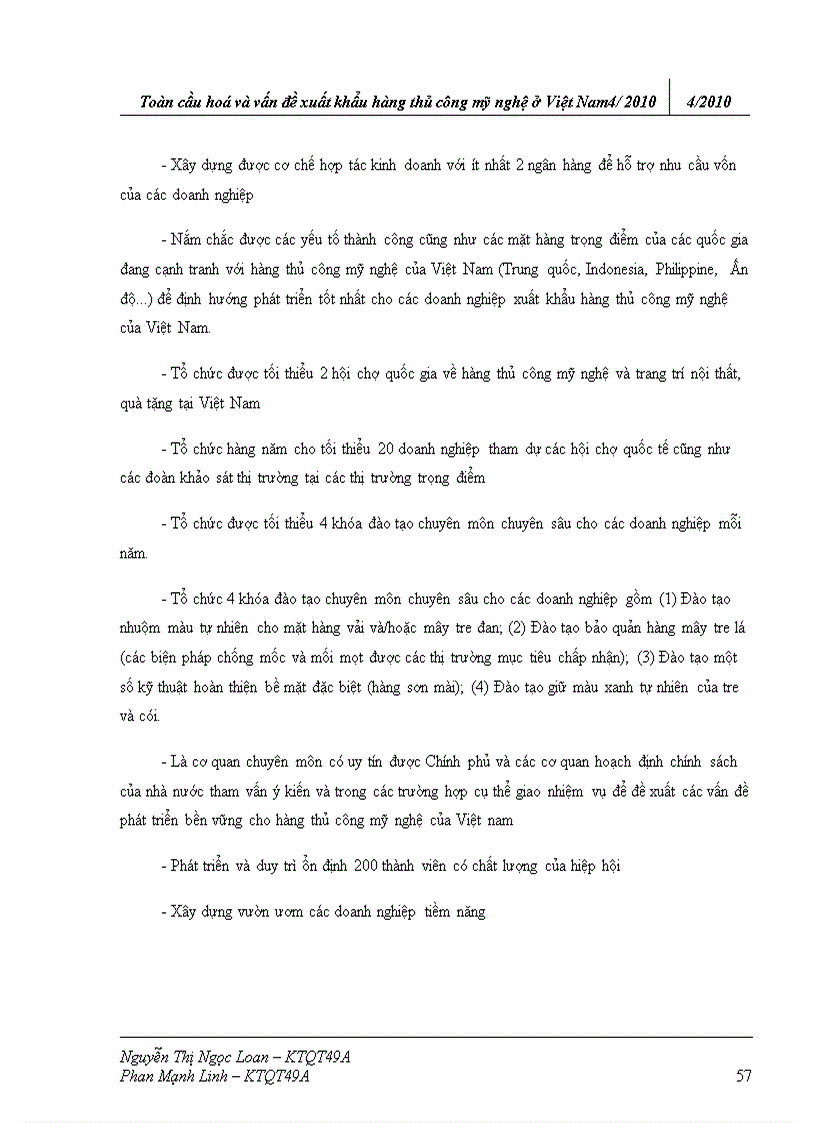 image for page Toàn cầu hoá và vấn đề xuất khẩu hàng thủ ng mỹ nghệ ở Việt Nam