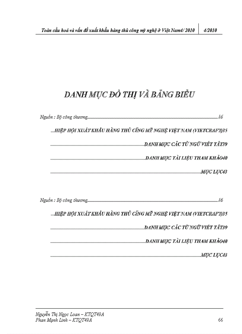 image for page Toàn cầu hoá và vấn đề xuất khẩu hàng thủ ng mỹ nghệ ở Việt Nam