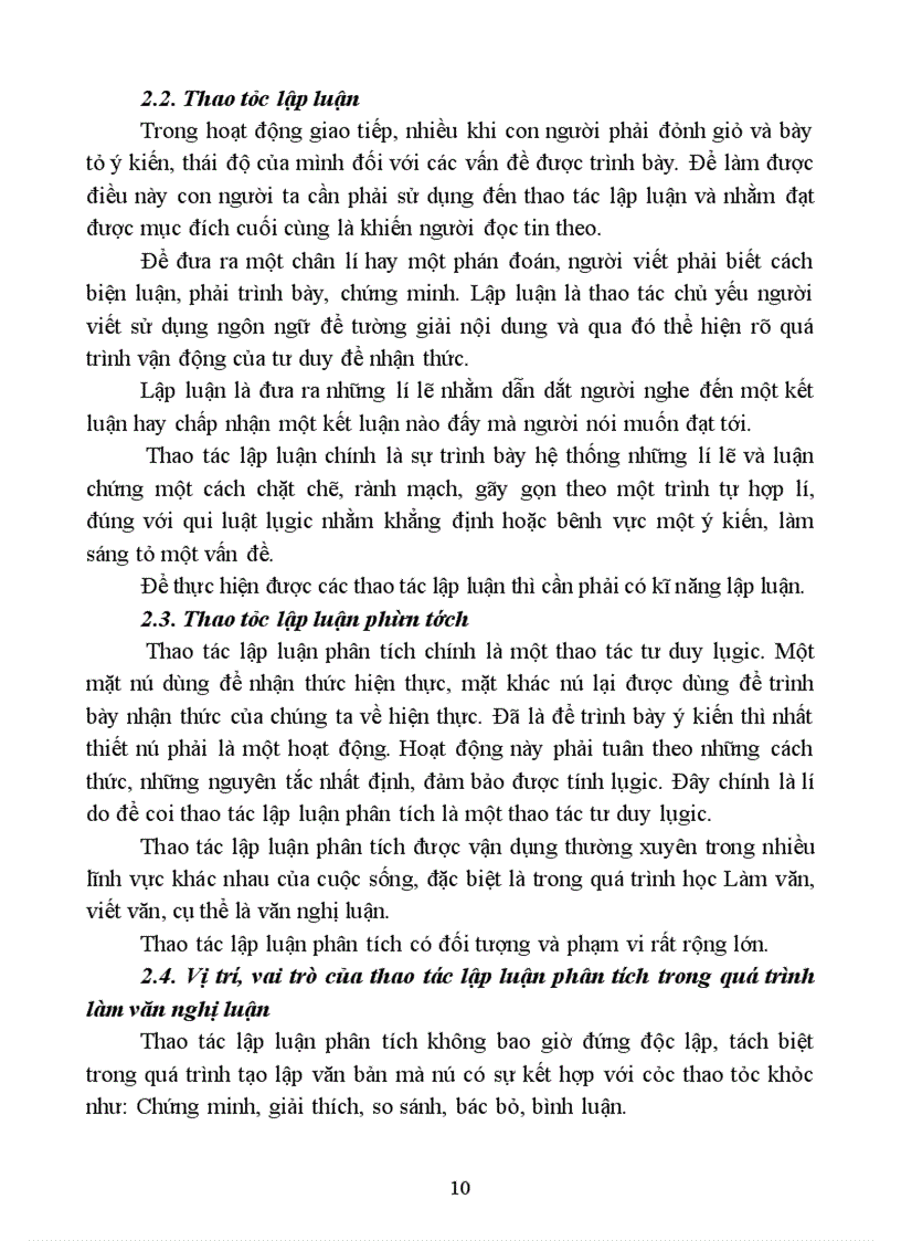 image for page Dạy học thao tác lập luận phân tích cho học sinh lớp 11 theo hướng tích hợp và tích cực