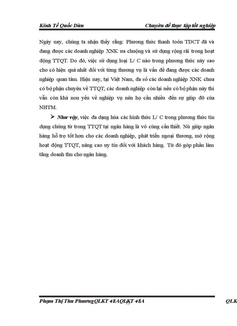 image for page Giải pháp đa dạng hoá các loại L/C trong thanh toán TDCT tại VPBank.