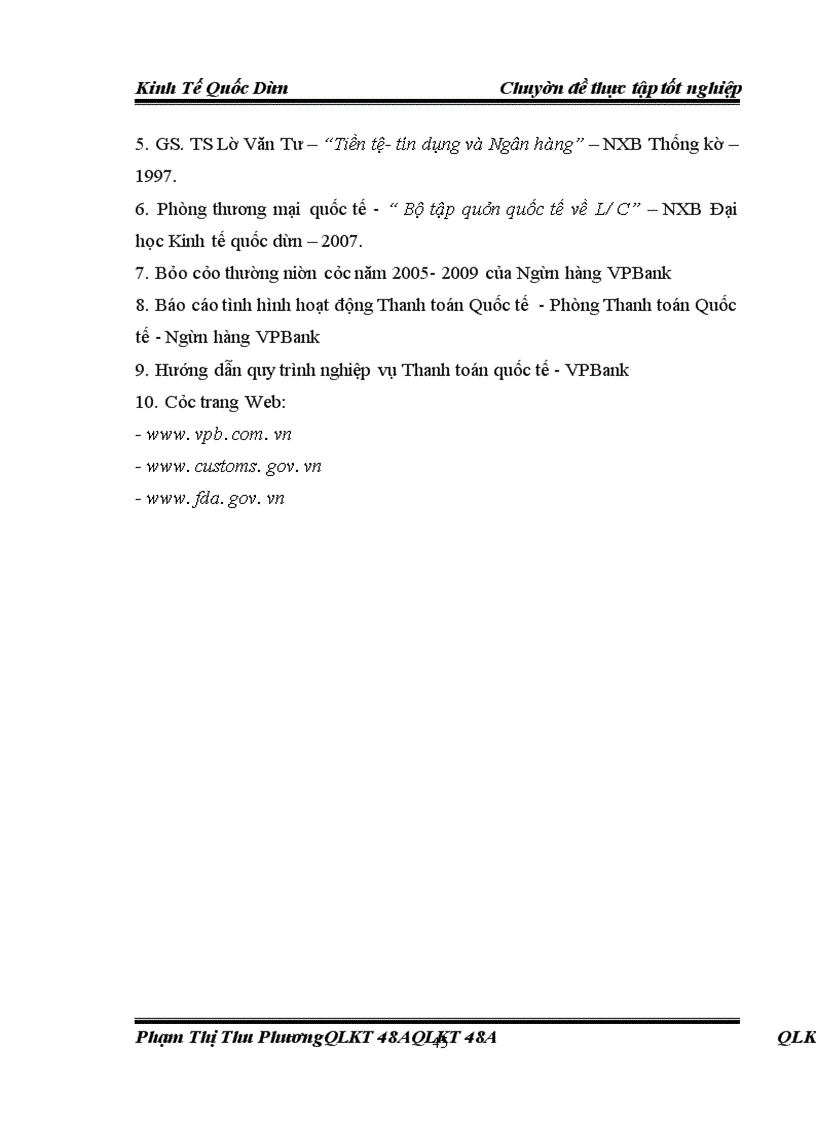 image for page Giải pháp đa dạng hoá các loại L/C trong thanh toán TDCT tại VPBank.