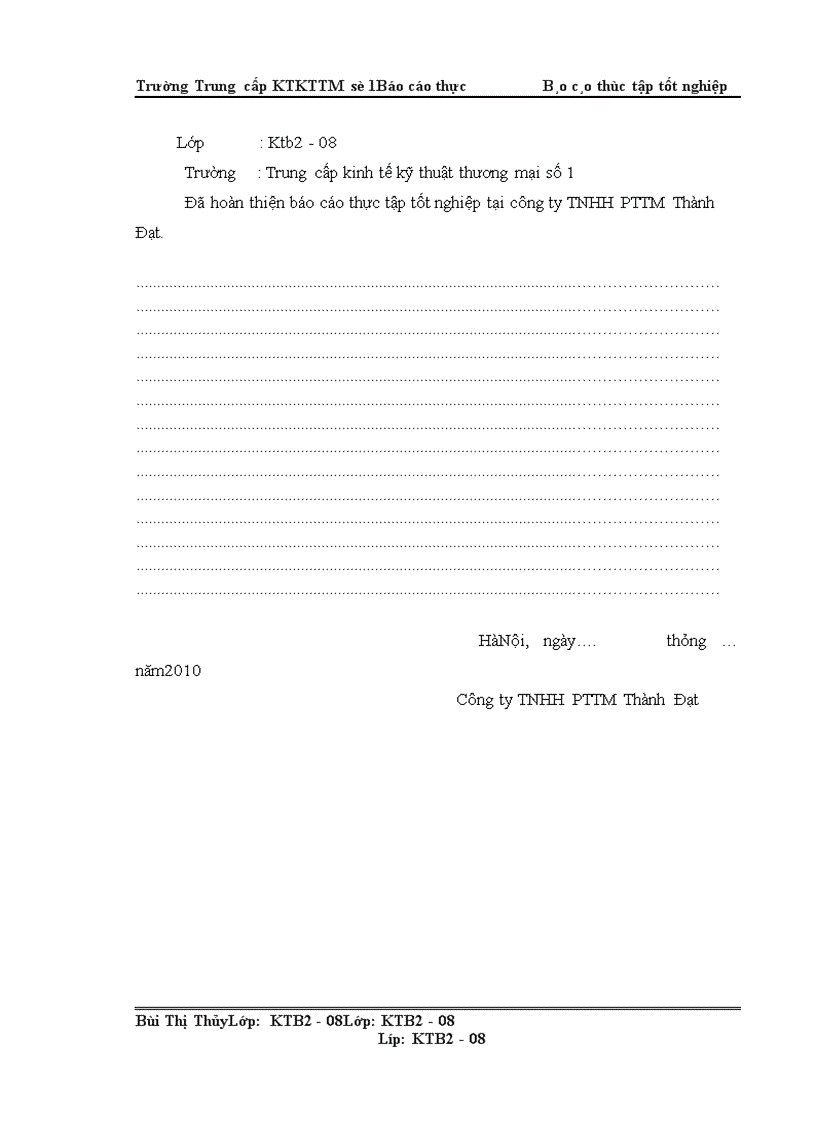 image for page Một số giải pháp nhằm hoàn thiện các phần hành kế toán tại công ty TNHH Phát Triển Thương Mại Thành Đạt