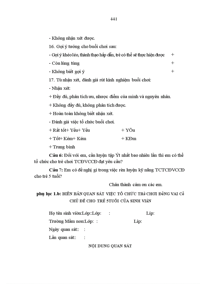 image for page Nghiên cứu kỹ năng tổ chức trò chơi đóng vai có chủ đề cho trẻ 5 tuổi của sinh viên Cao đẳng sư phạm nhà trẻ mẫu giáo