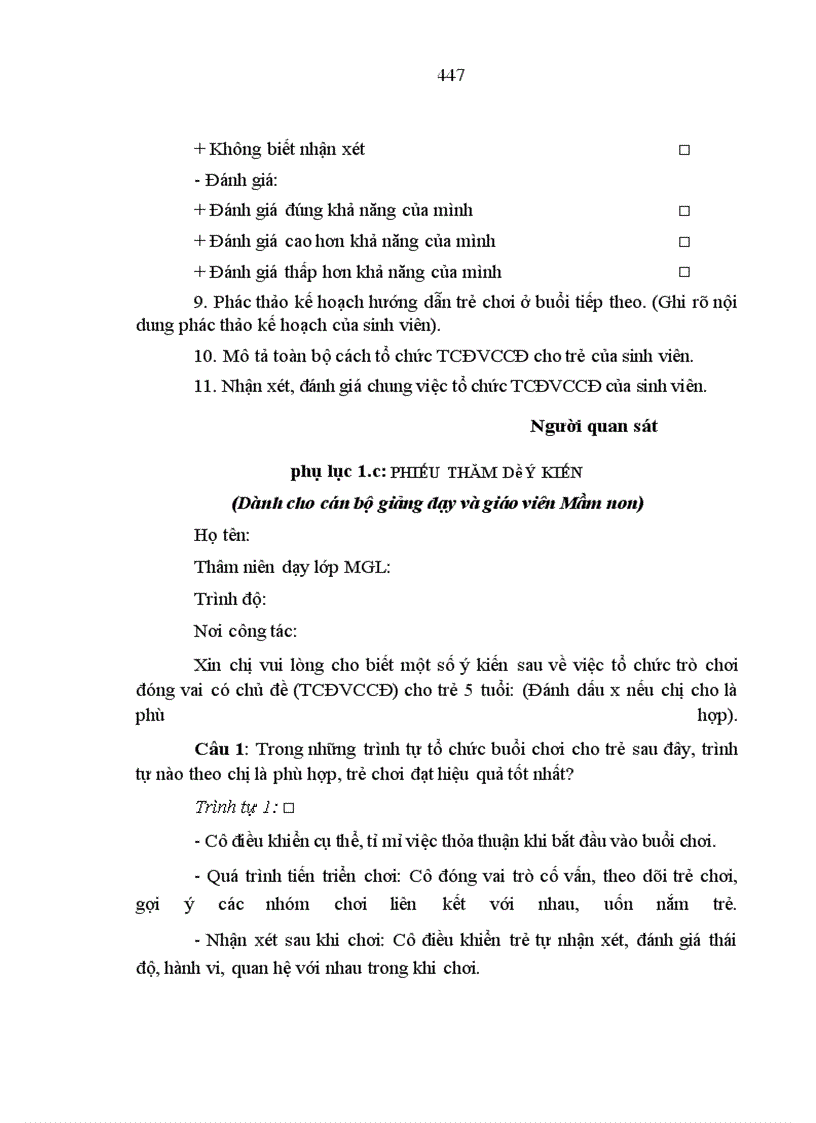 image for page Nghiên cứu kỹ năng tổ chức trò chơi đóng vai có chủ đề cho trẻ 5 tuổi của sinh viên Cao đẳng sư phạm nhà trẻ mẫu giáo