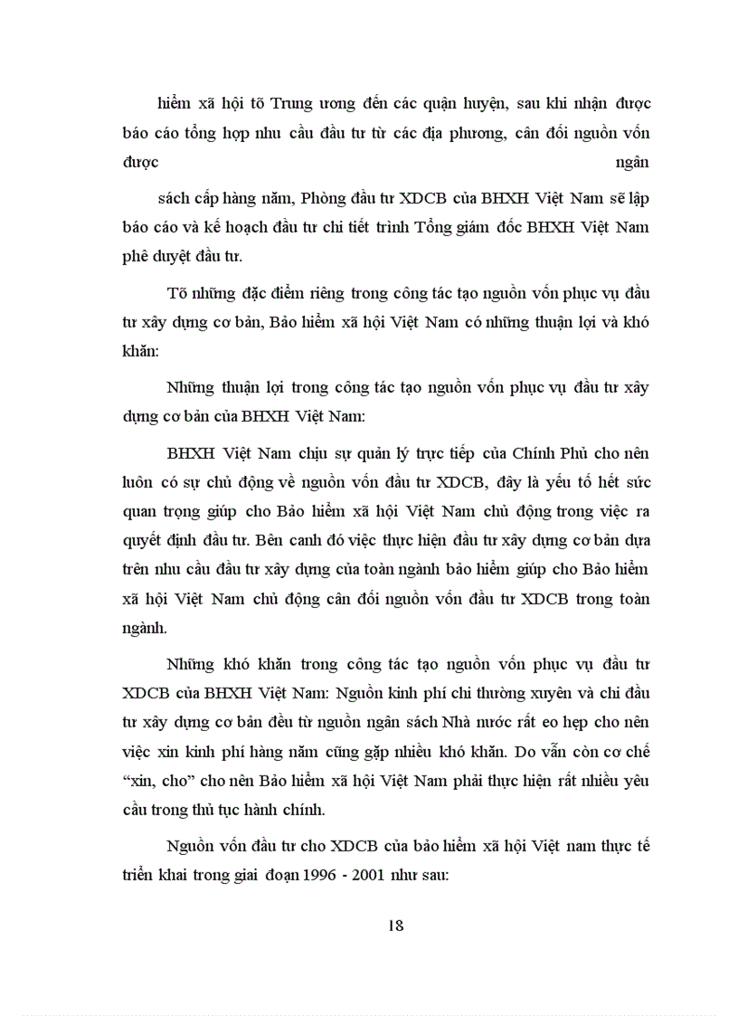 image for page Thực trạng quản lý vốn đầu tư xây dựng cơ bản của bảo hiểm xã hội việt nam