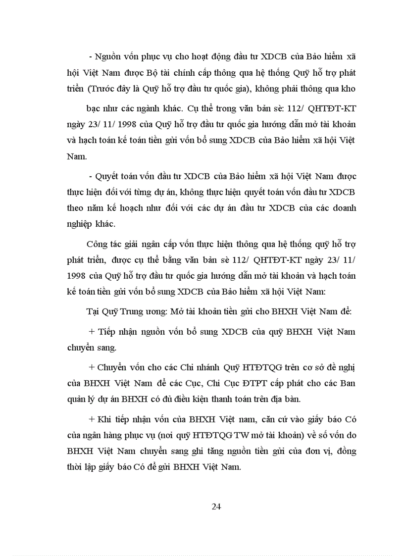 image for page Thực trạng quản lý vốn đầu tư xây dựng cơ bản của bảo hiểm xã hội việt nam