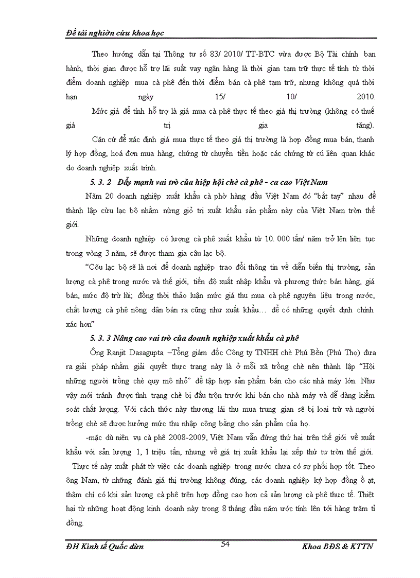 image for page Vấn đề xuất khẩu 6 mặt hàng nông sản chủ lực của Việt Nam sau khi gia nhập WTO A