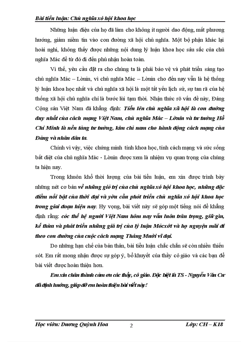 image for page Chủ nghĩa xã hội khoa học - những giá trị và yêu cầu phát triển hiện nay