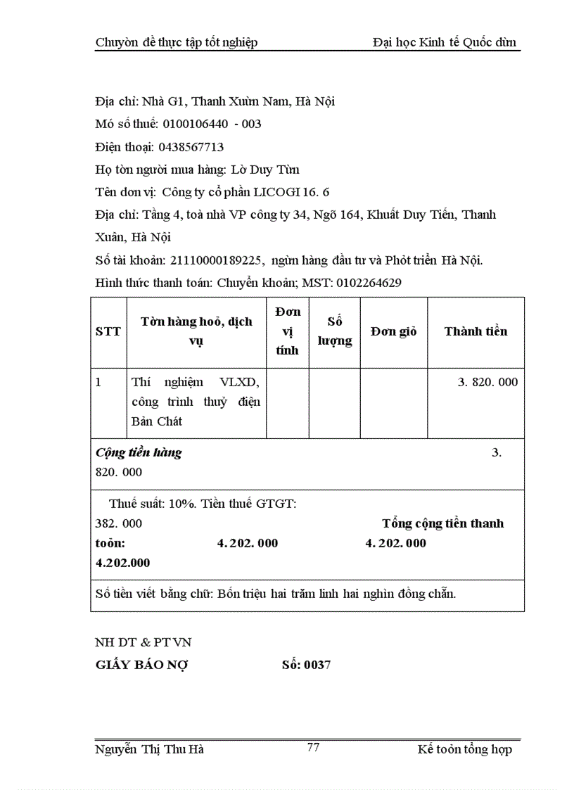 image for page Kế toán chi phí sản xuất và tính giá thành sản phẩm tại Công ty cổ phần LICOGI 16.6