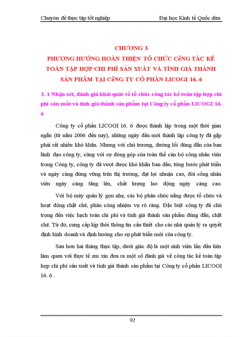 image for page Kế toán chi phí sản xuất và tính giá thành sản phẩm tại Công ty cổ phần LICOGI 16.6