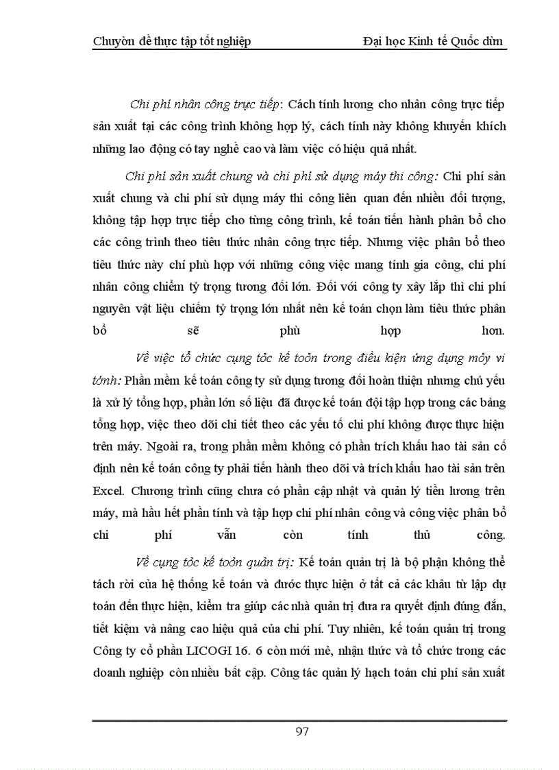 image for page Kế toán chi phí sản xuất và tính giá thành sản phẩm tại Công ty cổ phần LICOGI 16.6