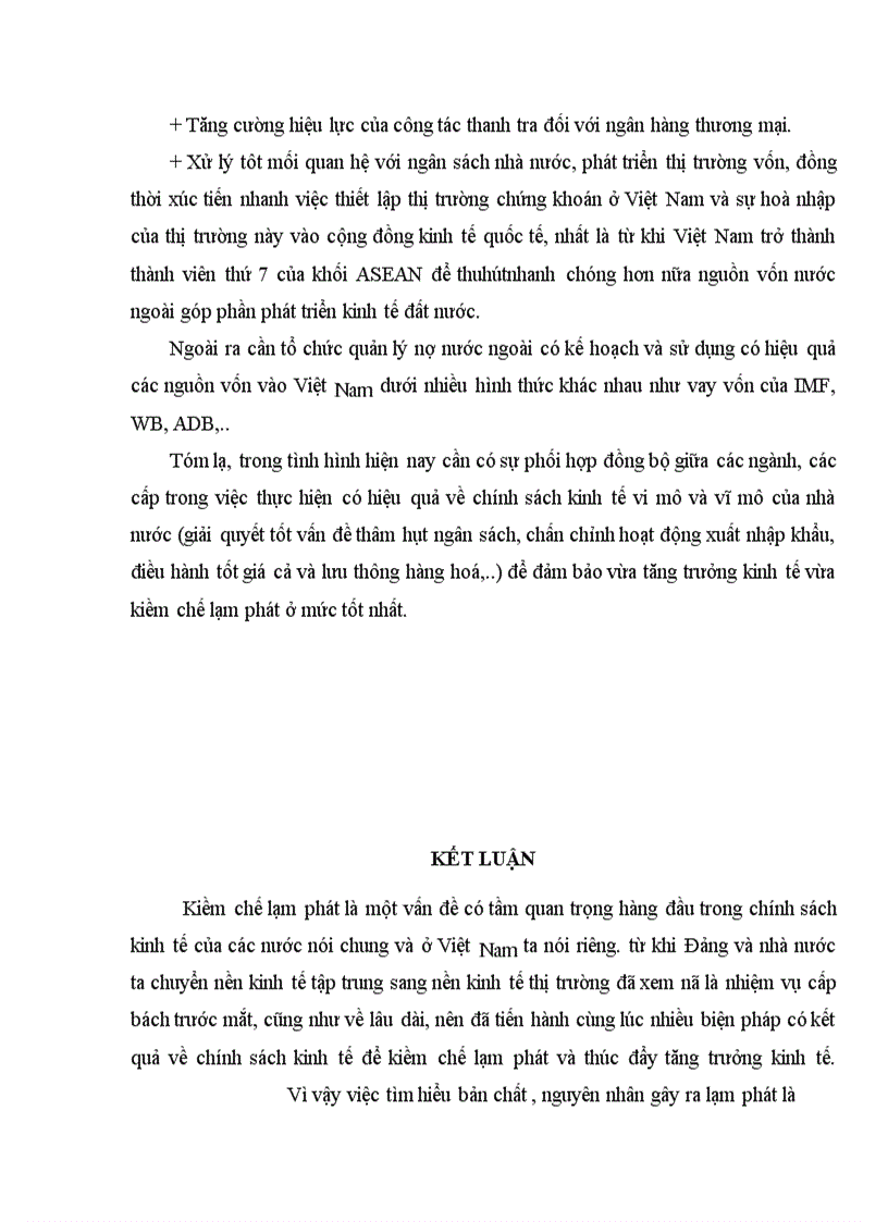 image for page Các lý thuyết, các bằng chứng thực nghiệm về lạm phát và mối quan hệ giữa lạm phát và tăng trưởng kinh tế
