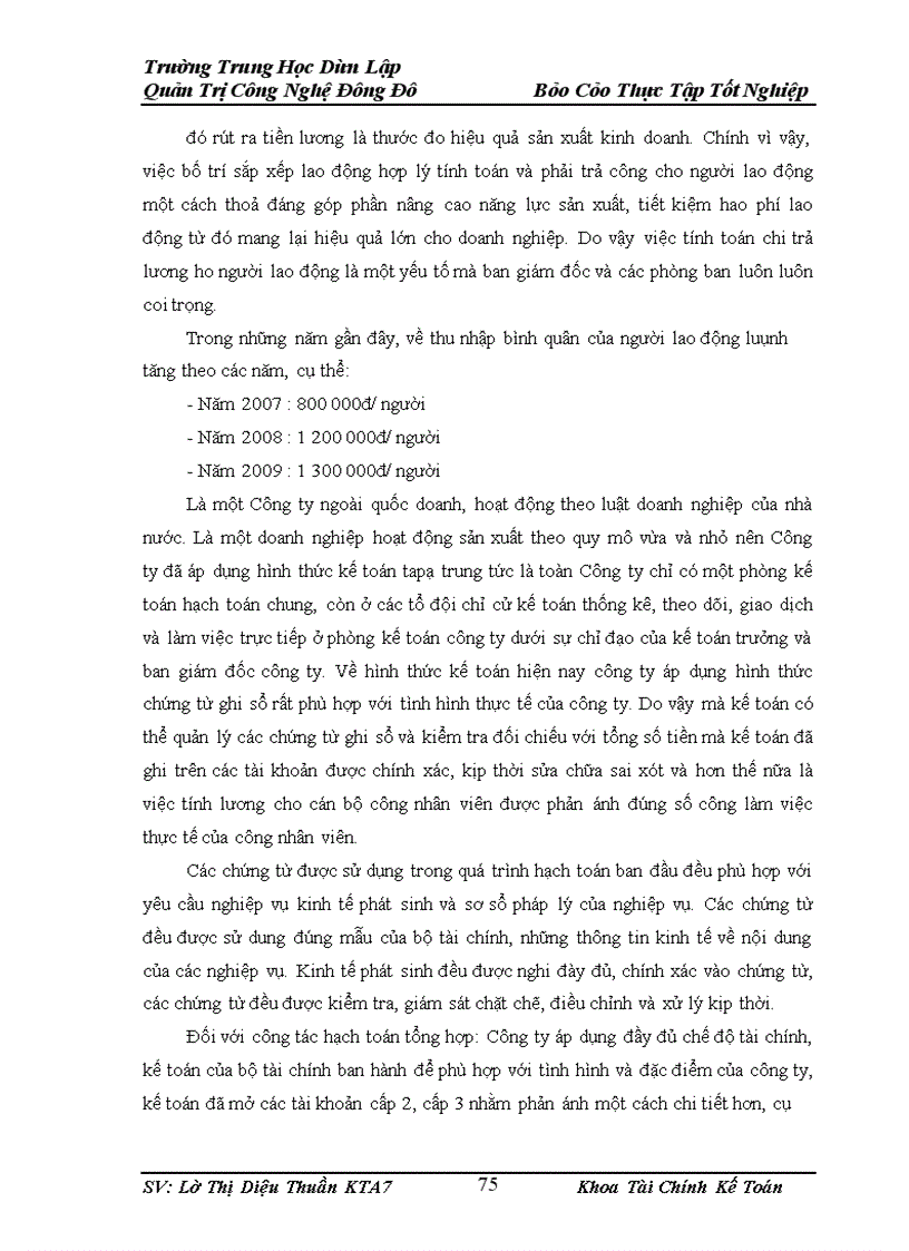image for page Kế tóan tiền lương và các khoản trích theo lương tại Công ty trách nhiệm hữu hạn Quốc tế B&B làm báo cáo thực tập tốt nghiệp.