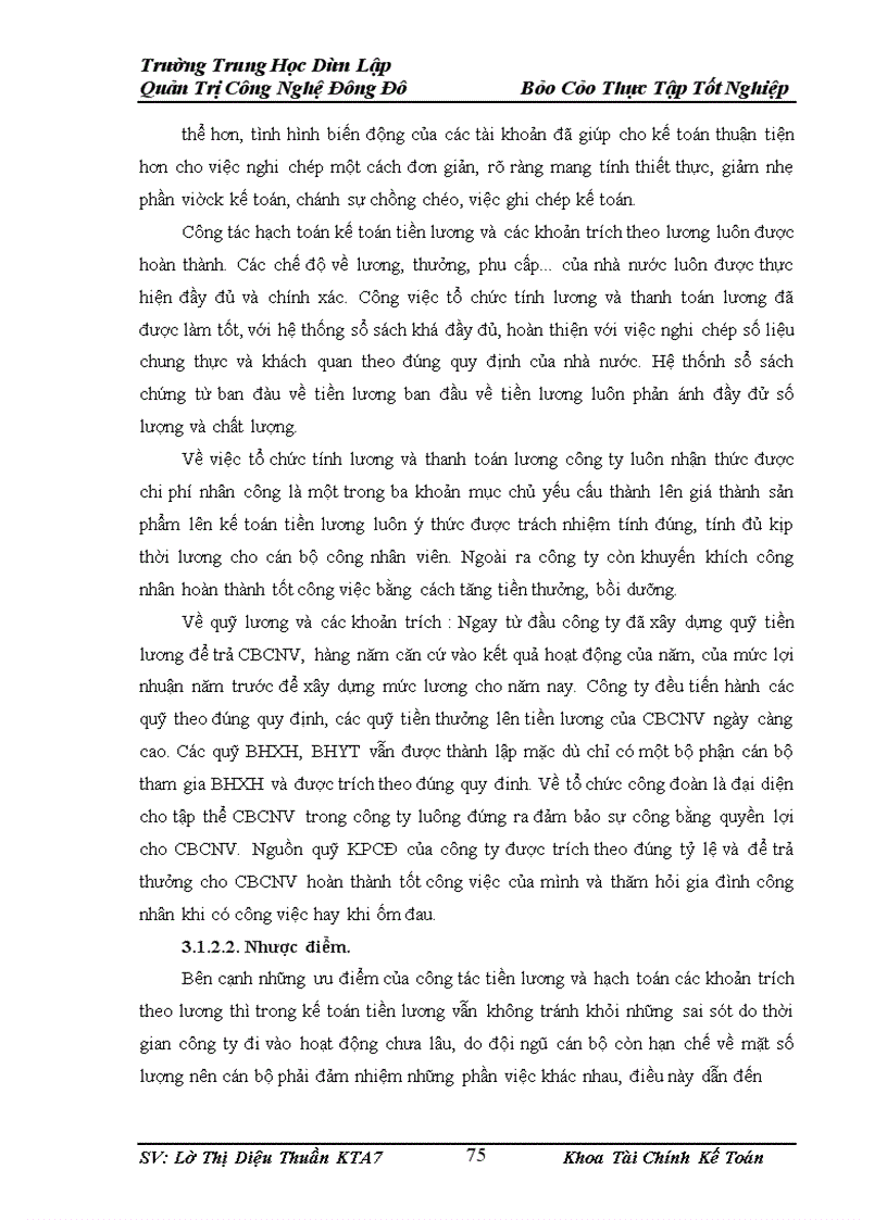 image for page Kế tóan tiền lương và các khoản trích theo lương tại Công ty trách nhiệm hữu hạn Quốc tế B&B làm báo cáo thực tập tốt nghiệp.