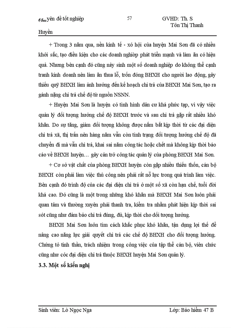 image for page Tình hình quản lý chi trả các chế độ BHXH bắt buộc tại BHXH huyện Mai Sơn tỉnh Sơn La, giai đoạn 2006 – 2008