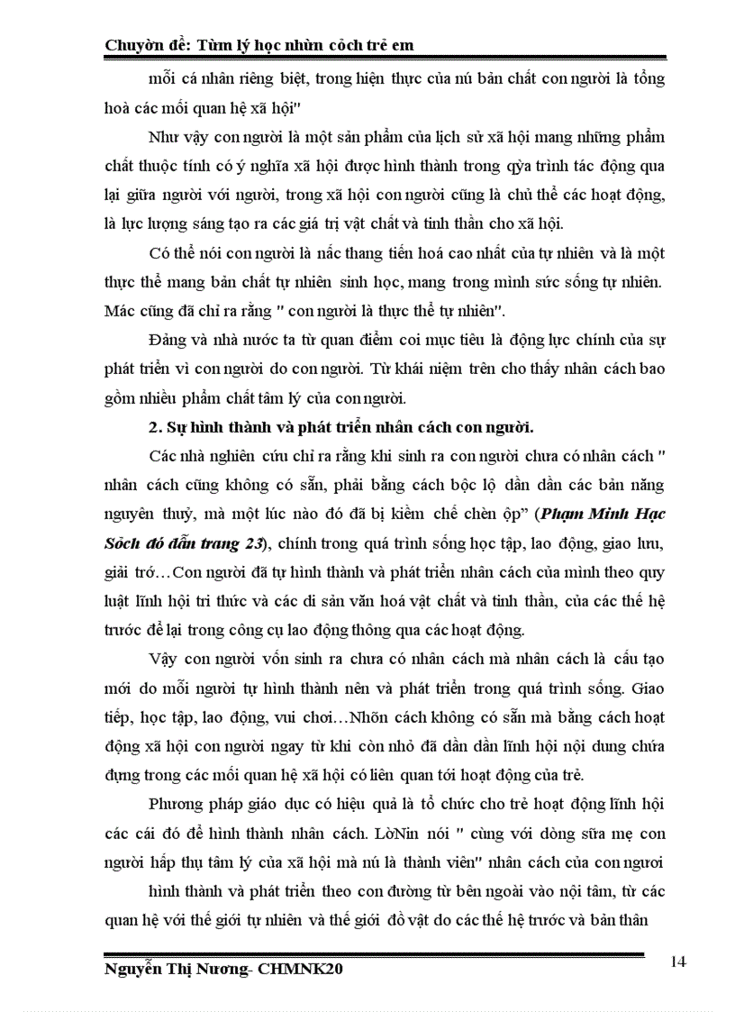 image for page Nhân cách và sự hình thành nhân cách theo các nhà tâm lý học Việt Nam