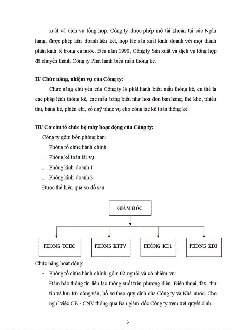 image for page Mô hình tổ chức hạch toán kế toán của Công ty. Kế toán các nghiệp vụ cơ bản