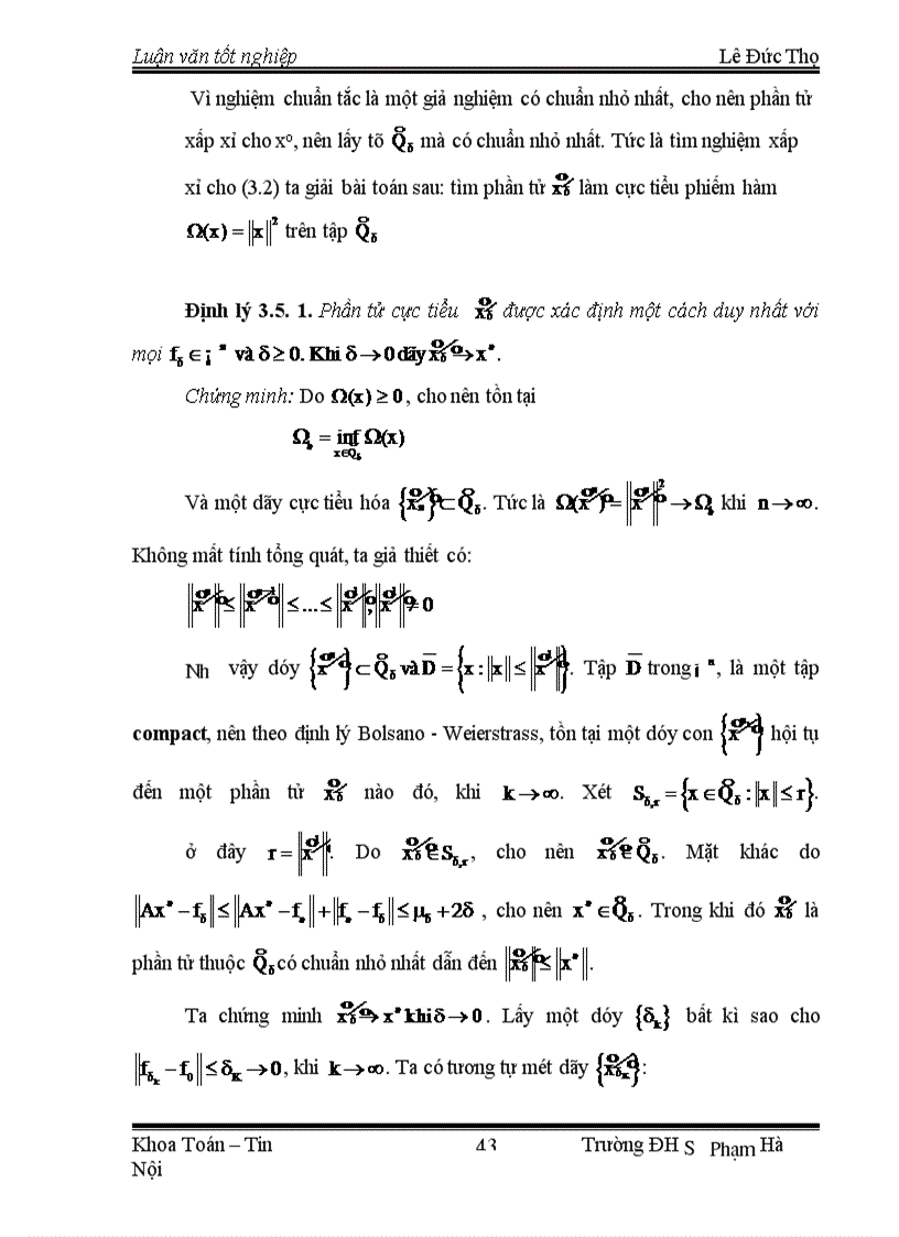 image for page Phương Pháp Hiệu Chỉnh Giải Bài Toán Đặt Không Chỉnh