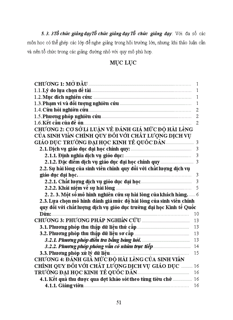 image for page Cơ sở lý luận về đánh giá mức độ hài lòng của sinh viên chính quy đối với chất lượng dịch vụ giáo dục trường đại học Kinh Tế Quốc Dân.