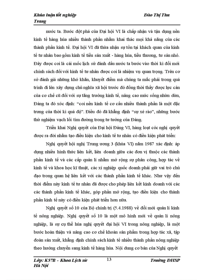 image for page Kinh tế tư nhân ở Việt Nam từ năm 1986 đến năm 2010