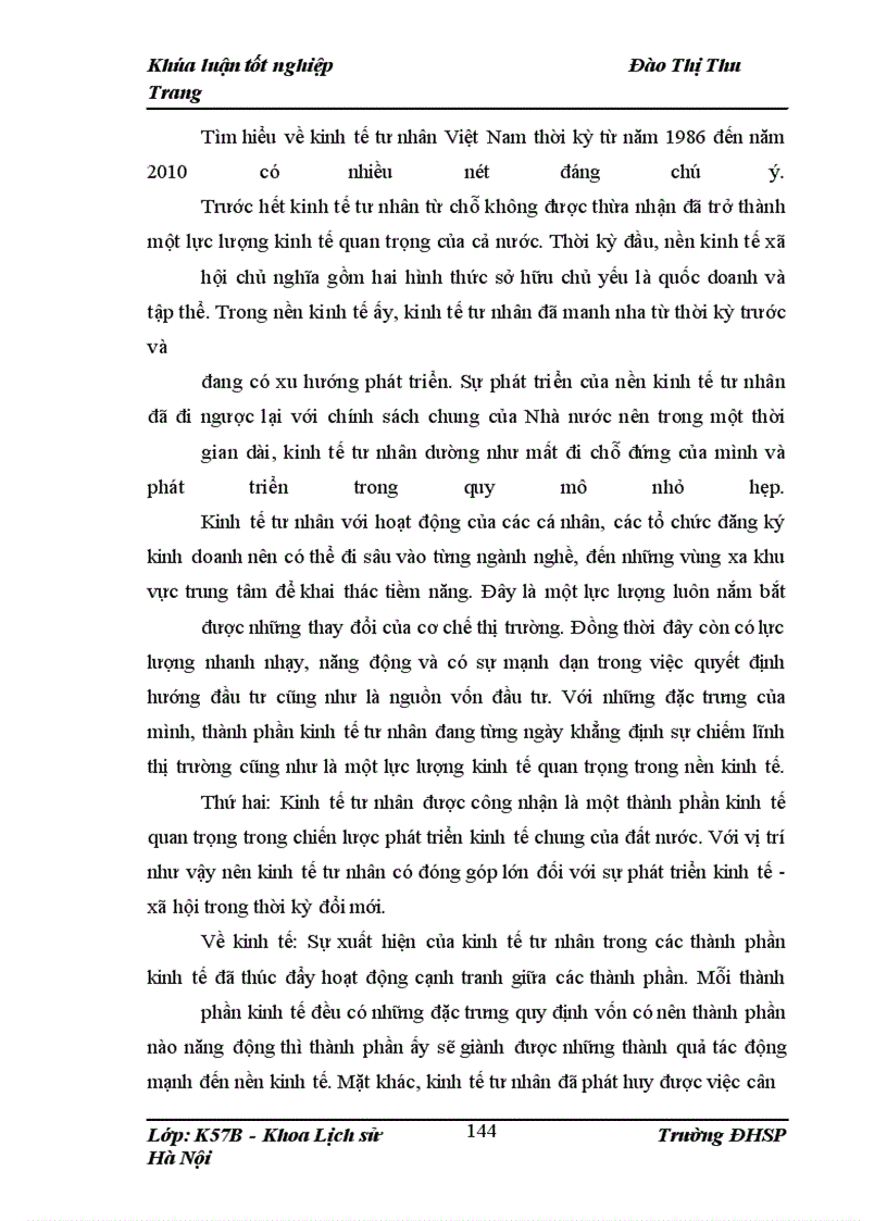 image for page Kinh tế tư nhân ở Việt Nam từ năm 1986 đến năm 2010