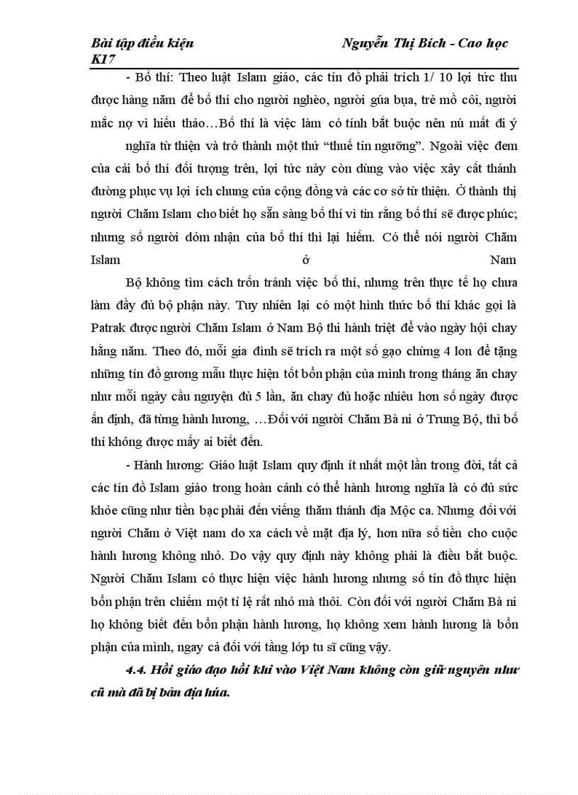 image for page Đặc điểm của Hồi giáo của Việt Nam