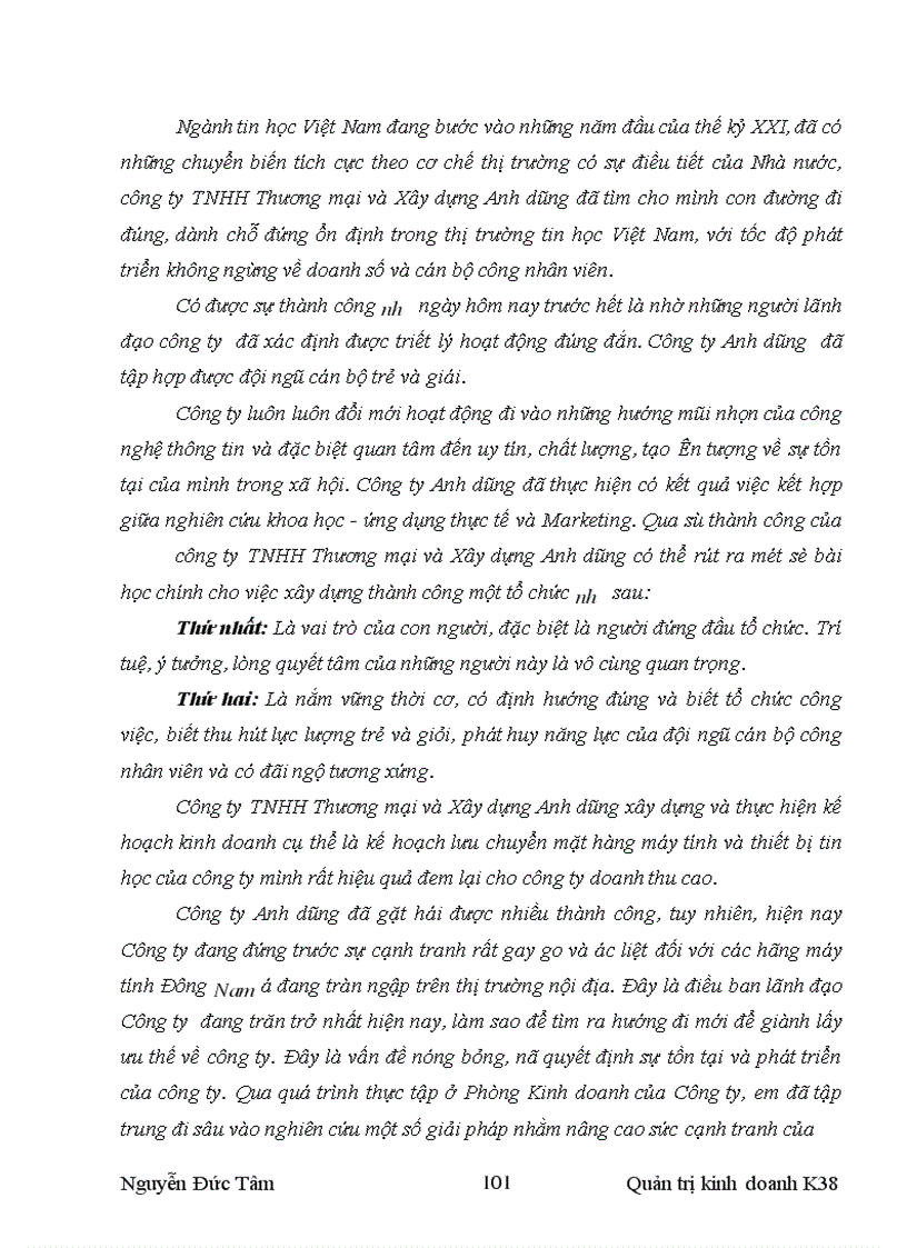 image for page Một số giải pháp nhằm nâng cao sức cạnh tranh của Công ty TNHH Thương mại và Xây dựng Anh Dũng