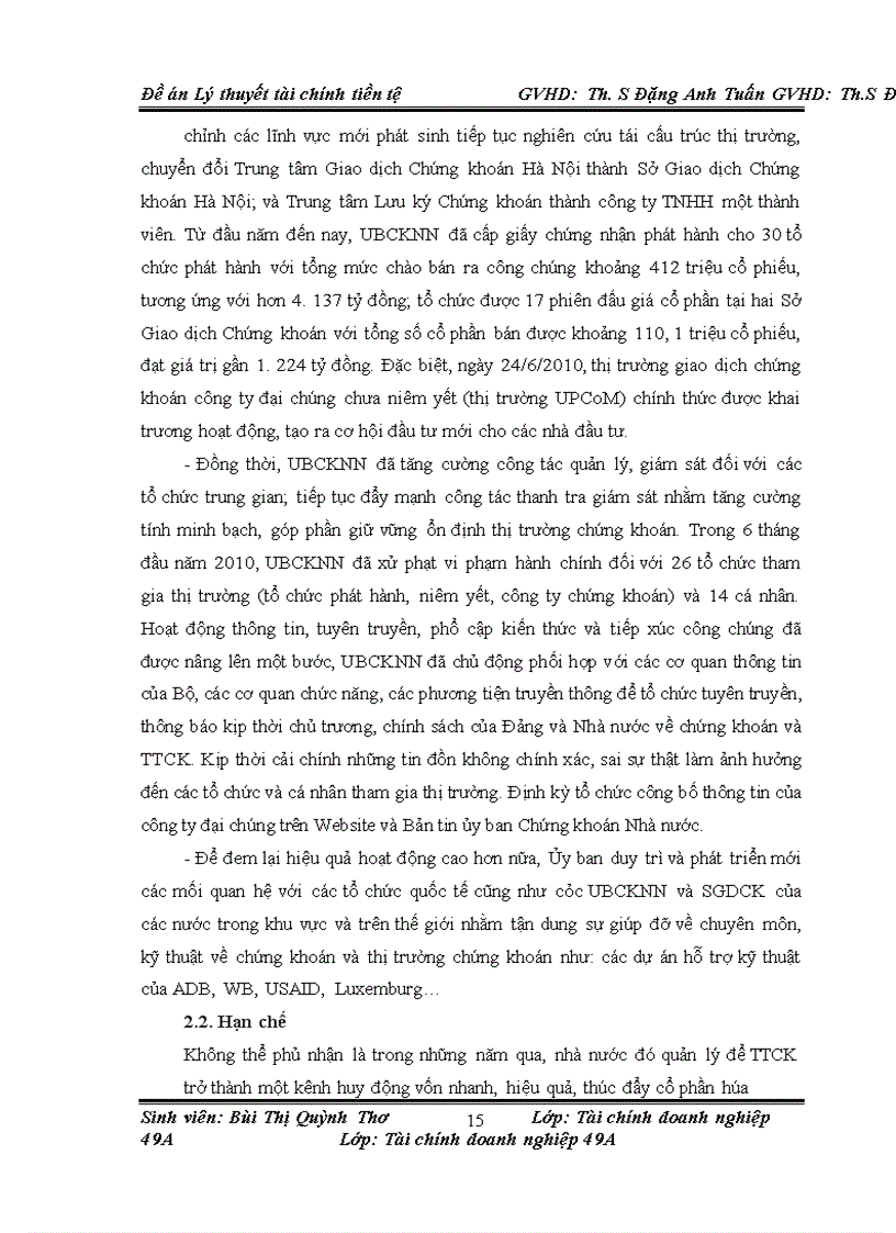 image for page Quản lý nhà nước trên thị trường chứng khoán Việt Nam giai đoạn 2006-2010 - Thực trạng và giải pháp