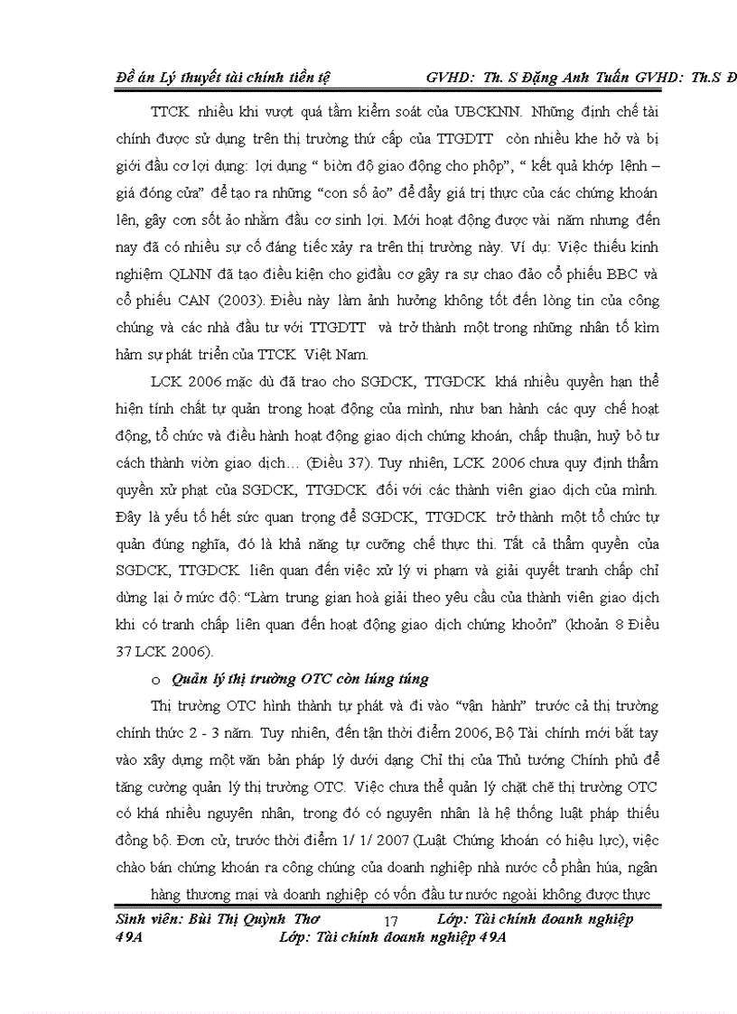 image for page Quản lý nhà nước trên thị trường chứng khoán Việt Nam giai đoạn 2006-2010 - Thực trạng và giải pháp