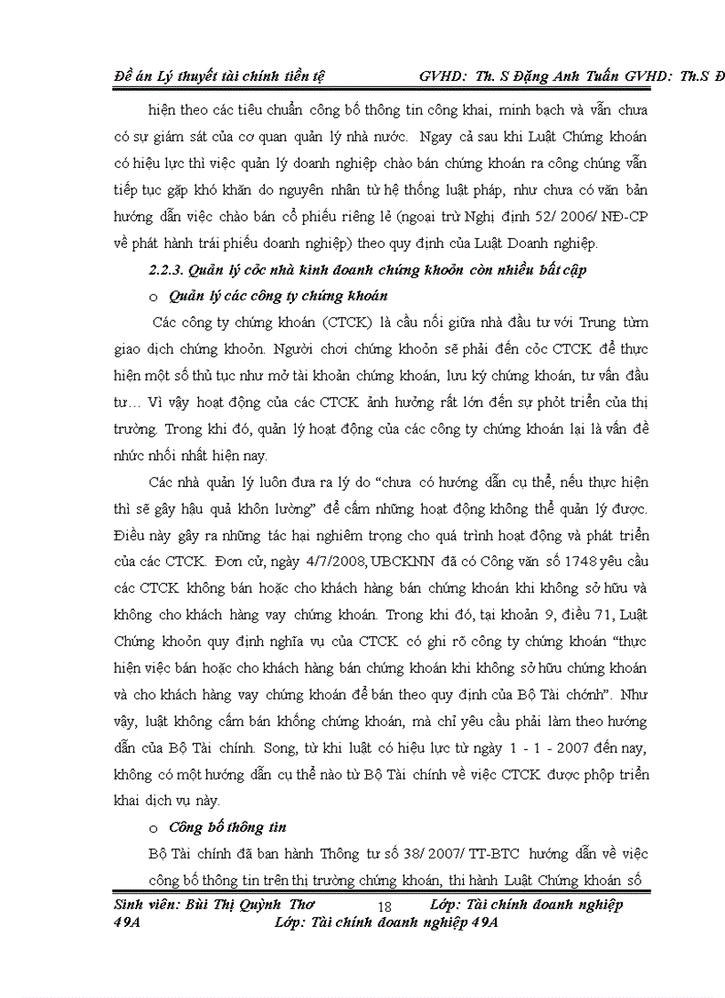 image for page Quản lý nhà nước trên thị trường chứng khoán Việt Nam giai đoạn 2006-2010 - Thực trạng và giải pháp