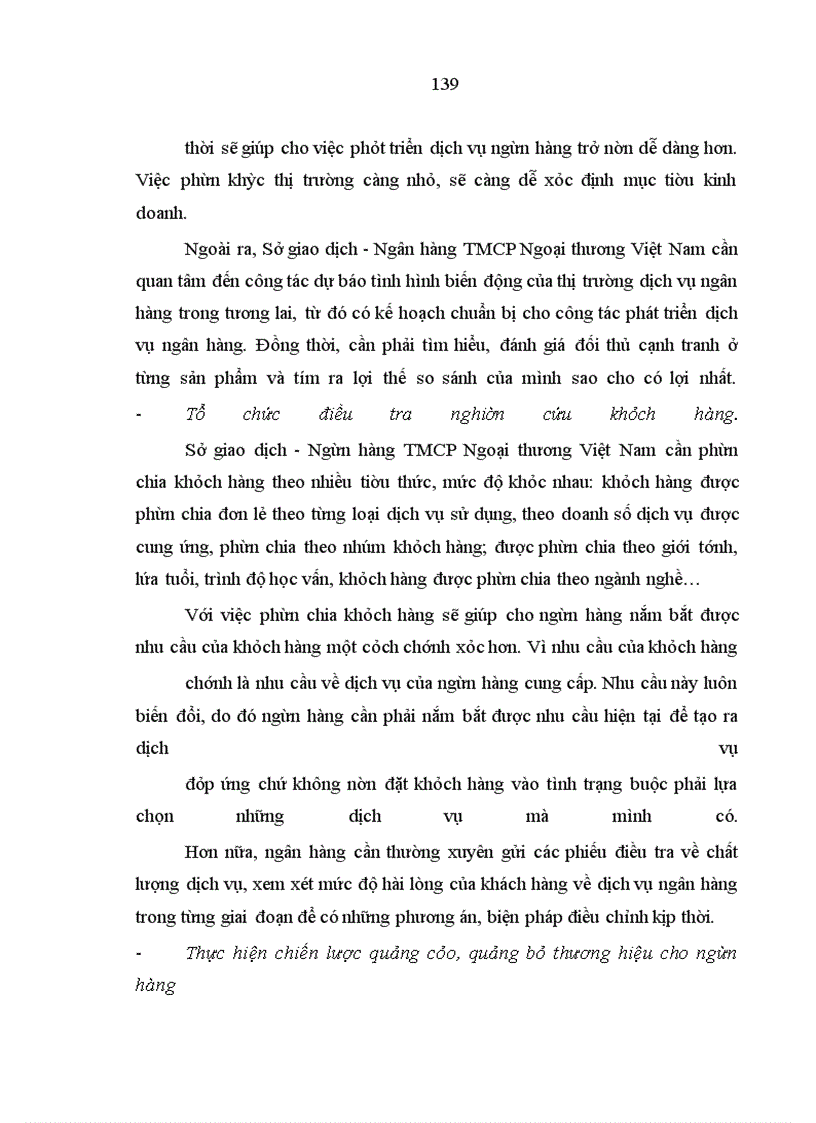image for page Phát triển dịch vụ ngân hàng tại Sở giao dịch - Ngân hàng thương mại cổ phần Ngoại thương Việt Nam