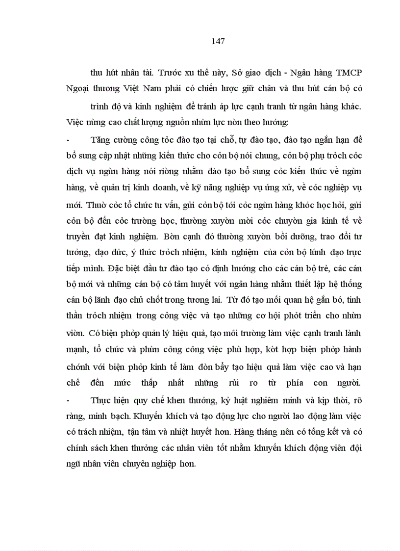 image for page Phát triển dịch vụ ngân hàng tại Sở giao dịch - Ngân hàng thương mại cổ phần Ngoại thương Việt Nam