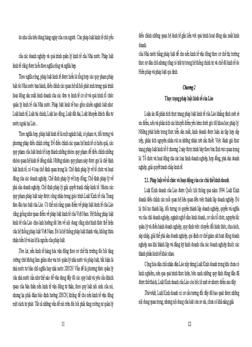 image for page Hoàn thiện pháp luật kinh tế trong quá trình đổi mới quản lý kinh tế của nước Cộng hòa dân chủ nhân dân Lào