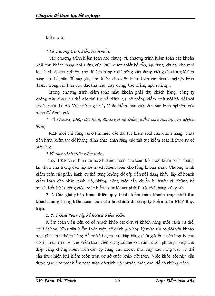 image for page Hoàn thiện quy trình kiểm toán khoản phải thu trong kiểm toán báo cáo tài chính do công ty kiểm toán PKF thực hiện
