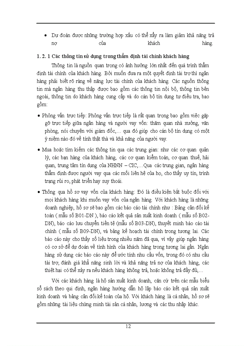 image for page Thực trạng thẩm định tài chính doanh nghiệp vay vốn tại VPBANK