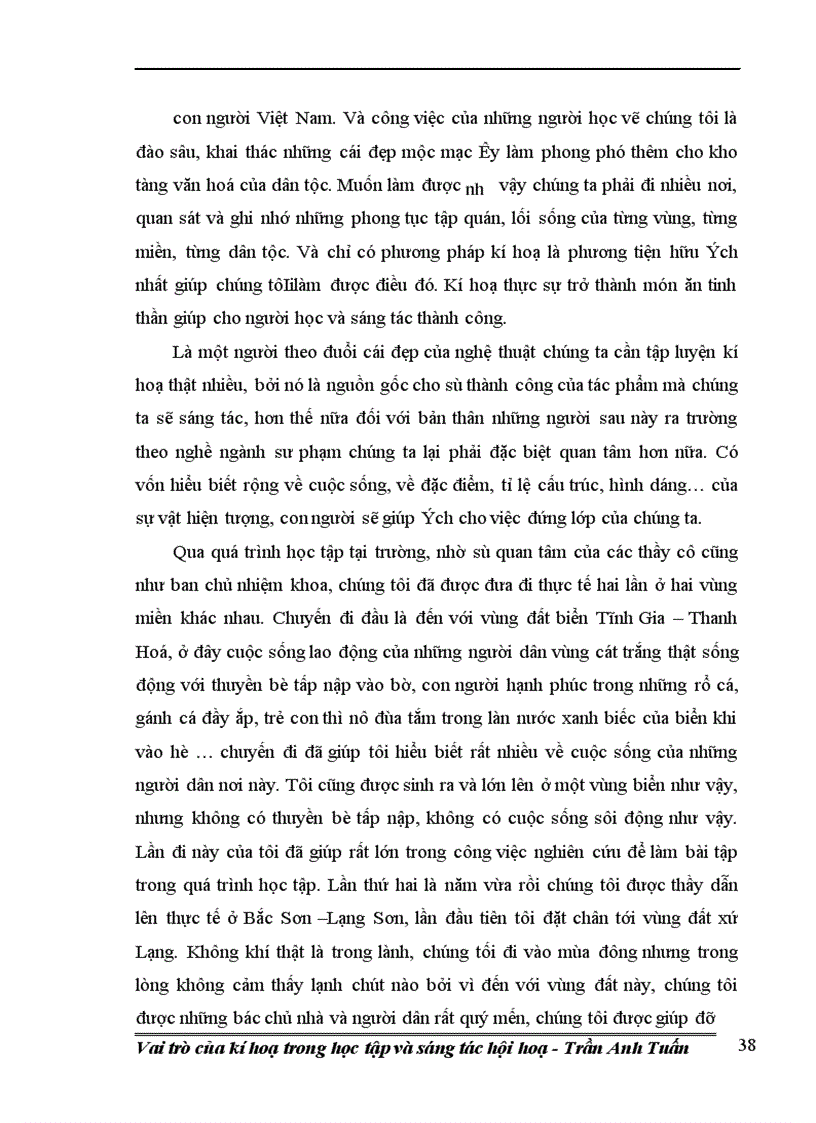 image for page Vai trò của kí hoạ trong học tập và sáng tác hội hoạ