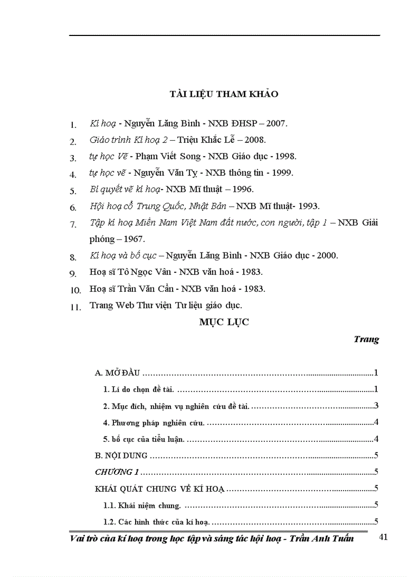 image for page Vai trò của kí hoạ trong học tập và sáng tác hội hoạ