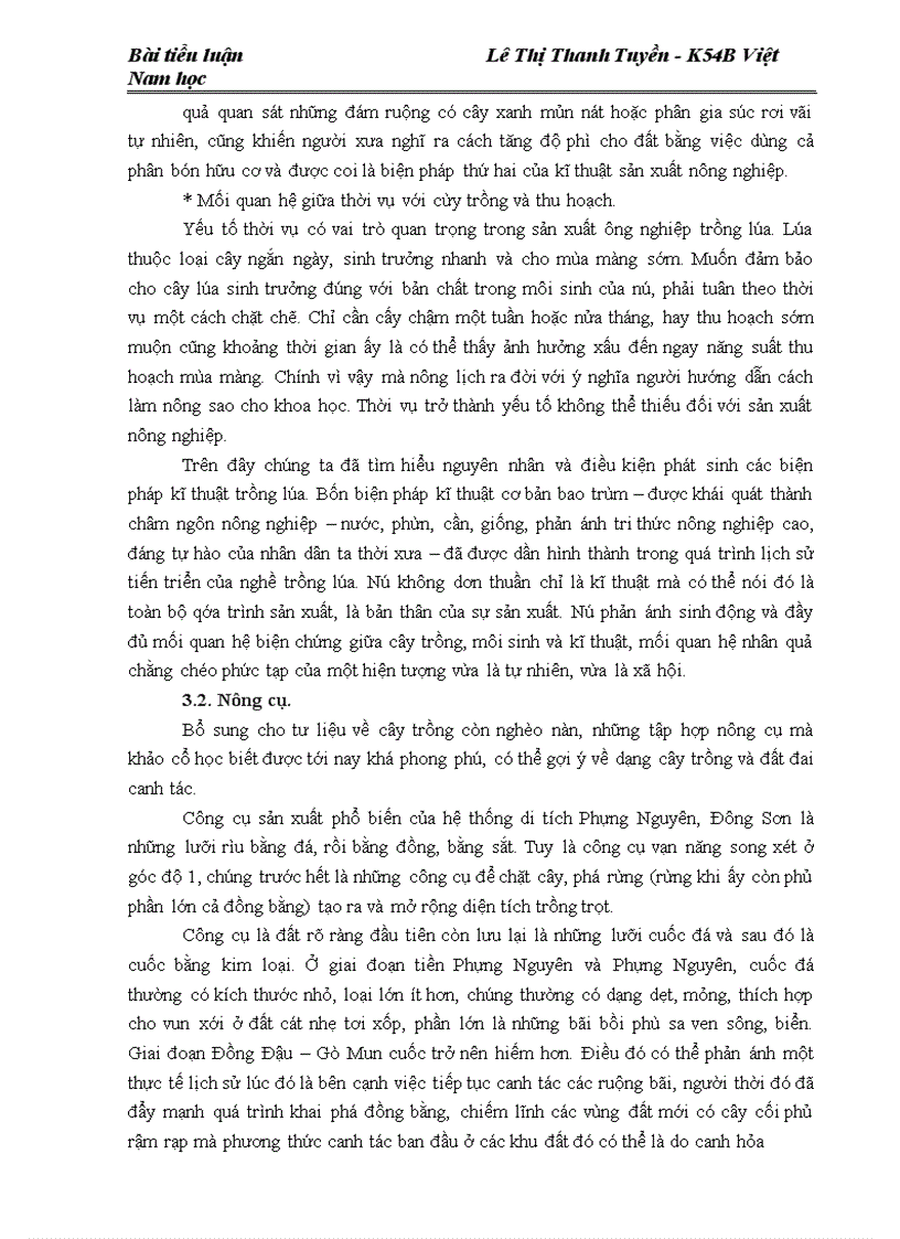 image for page Phương thức kĩ thuật trồng lúa của người Việt cổ