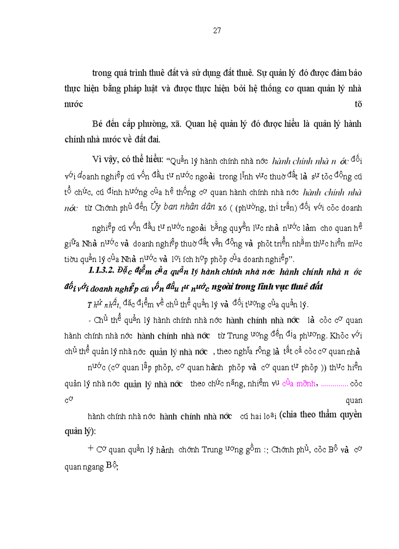 image for page Hoàn thiện pháp luật về quản lý hành chính nhà nước đối với các doanh nghiệp có vốn đầu tư nước ngoài trong lĩnh vực thuê đất ở Việt Nam hiện nay