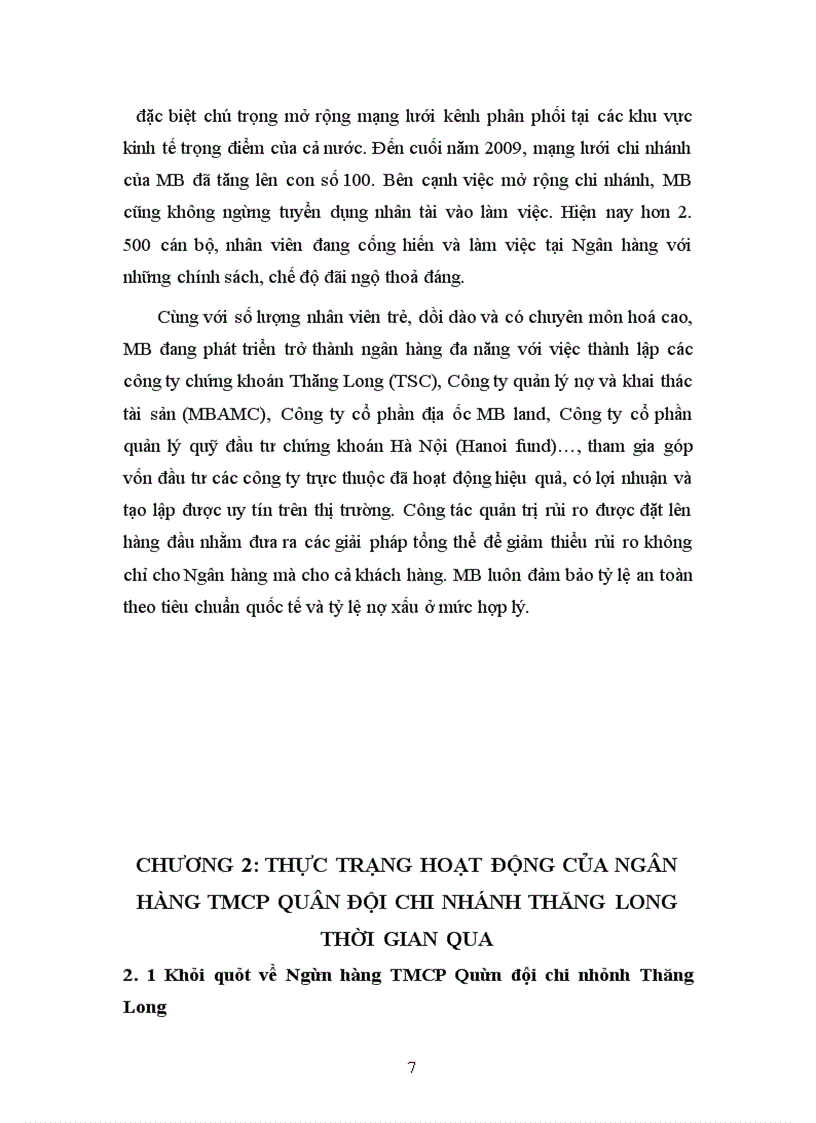 image for page Hoàn thiện chính sách phát triển dịch vụ cho vay khách hàng cá nhân tại ngân hàng TMCP Quân đội - Chi nhánh Thăng Long